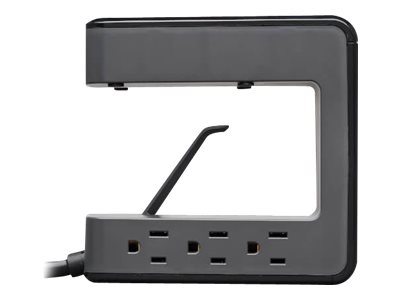 Tripp Lite   Safe-IT 6-Outlet Clamp Surge Protector 5-15R Outlets, 3 USB Ports, 8 ft. (2.4 m) Cord, Antimicrobial Protection surge protector 1… TLP648UCBAM
