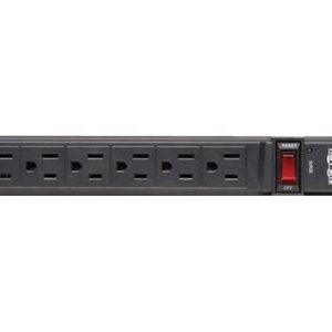 Tripp Lite   Surge Protector Power Strip 6 Outlet 6′ Cord 360 Joules Black surge protector TLP6B