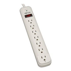 Tripp Lite   Surge Protector Power Strip 120V 7 Outlet 12′ Cord 1080 Joule surge protector TLP712