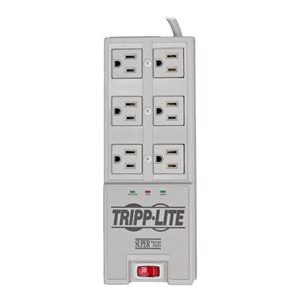 Tripp Lite   Surge Protector Power Strip 6 Outlet 6′ Cord 2420 Joules Auto Shut Off surge protector TR-6