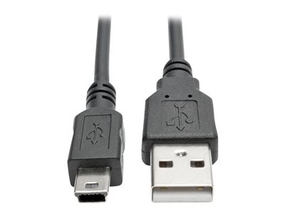 mechanisch Kwalificatie Voorrecht Tripp Lite 6ft Hi-Speed USB 2.0 to Mini-B Cable Coiled USB A-Mini-B M/M 6'  USB cable USB to mini-USB Type B 6 ft U030-006-COIL - Corporate Armor