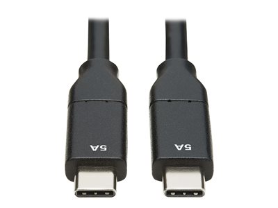 Tripp Lite   USB Type C to USB C Cable USB 2.0 5A Rating USB-IF Cert M/M USB Type C 2M USB-C cable USB-C to USB-C 6.6 ft U040-C2M-C-5A