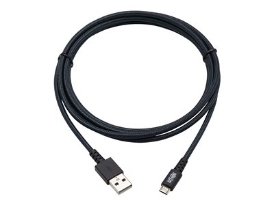 Tripp Lite   Heavy Duty USB-A to USB Micro-B Charging Sync Cable Androids 6ft 6′ USB cable Micro-USB Type B to USB 6 ft U050-006-GY-MAX