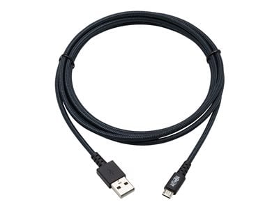 Tripp Lite Heavy Duty USB-A to USB Micro-B Charging Sync Cable Androids 6ft  6' - USB cable - Micro-USB Type B to USB - 6 - U050-006-GY-MAX - USB Cables  