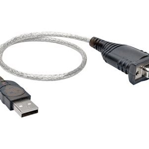 Tripp Lite   18in USB to Null Modem Serial Adapter FTDI w/ COM Retention M/F 18″ serial adapter USB RS-232 U209-18N-NULL