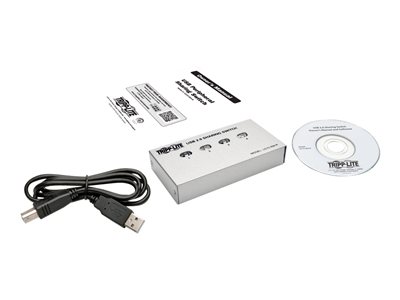 Tripp Lite   4-Port USB 2.0 Hi-Speed Printer / Peripheral Sharing Switch USB peripheral sharing switch 4 ports U215-004-R