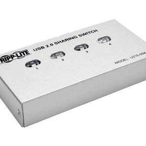 Tripp Lite 4-Port USB 2.0 Hi-Speed Printer / Peripheral Sharing Switch USB peripheral sharing switch 4 ports U215-004-R Tripp Lite 4-Port USB 2.0 Hi-Speed Printer / Peripheral Sharing Switch USB peripheral sharing switch 4 ports U215-004-R
