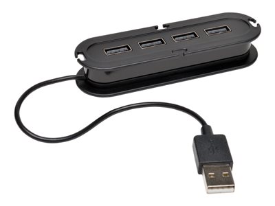 Tripp Lite   4-Port USB 2.0 Mobile Hi-Speed Ultra-Mini Hub w/ Power Adapter hub 4 ports U222-004-R