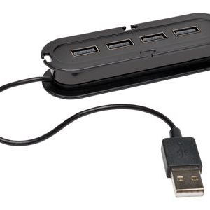 Tripp Lite   4-Port USB 2.0 Compact Mobile Hi-Speed Ultra-Mini Hub w/ Cable hub 4 ports U222-004