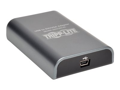 Tripp Lite   USB 2.0 to DVI/VGA Dual Multi-Monitor External Video Graphics Card Adapter 1080p 60Hz external video adapter U244-001-R