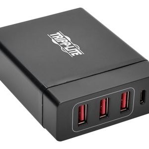 Tripp Lite   4-Port USB Charging Station with USB-C Charging and USB-A Auto-Sensing Ports power adapter 3 x USB Type A, USB-C U280-004-WS3C1