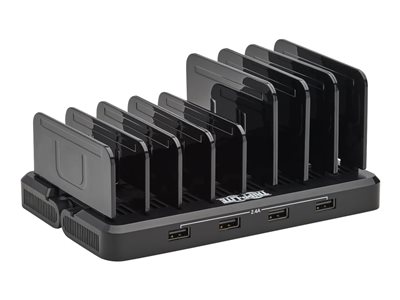 Tripp Lite USB Smart Charging Station 8-Port USB-A Quick Charge 3.0, USB-A  BC 1.2, USB-C PD Charging, 120W Max charging station USB Type