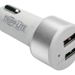 Tripp Lite   Dual-Port USB Car Charger for Tablets and Cell Phones with Qualcomm Quick Charge 3.0 Technology car power adapter USB U280-C02-S-QC3