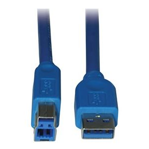 Tripp Lite   15ft USB 3.0 SuperSpeed Device Cable 5 Gbps A Male to B Male 15′ USB cable USB Type A to USB Type B 15 ft U322-015