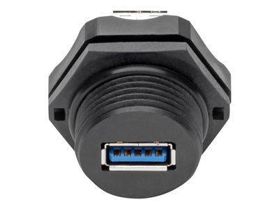 Tripp Lite   USB 3.0 Coupler, SuperSpeed, 3.0/3.1, Industrial USB-A F/F, Shielded, IP68, Dust Cap, TAA modular insert (coupling) TAA Complian… U325-000-IND
