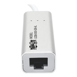 Tripp Lite USB 3.0 SuperSpeed to Gigabit Ethernet NIC Network Adapter RJ45 10/100/1000 Aluminum White network adapter USB 3.0 Gigabit Eth… U336-000-GB-AL Tripp Lite USB 3.0 SuperSpeed to Gigabit Ethernet NIC Network Adapter RJ45 10/100/1000 Aluminum White network adapter USB 3.0 Gigabit Eth… U336-000-GB-AL