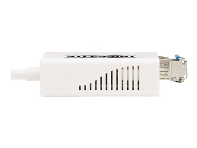 Tripp Lite   USB 3.0 Singlemode Fiber Optic Transceiver Ethernet Adapter, 10/100/1000 Mbps, 1310nm, 5km, LC network adapter USB 1000Base-X… U336-SMF-1G-LC