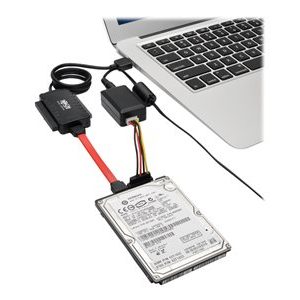 Tripp Lite   USB 3.0 SuperSpeed to SATA/IDE Adapter 2.5/3.5/5.25″ Hard Drives storage controller SATA 6Gb/s USB 3.0 U338-06N