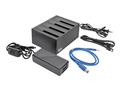 Tripp Lite 4 Bay Docking Station USB 3.0 eSATA to SATA 2.5 3.5