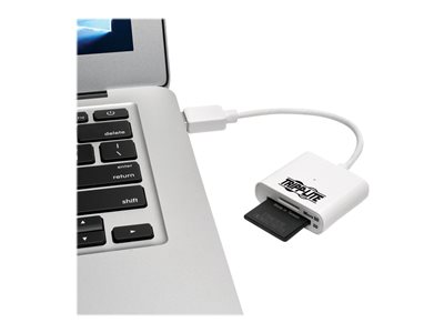 Tripp Lite   USB 3.0 SuperSpeed SD/Micro SD Memory Card Media Reader with Built-In Cable, 6 in card reader USB 3.0 U352-06N-SD