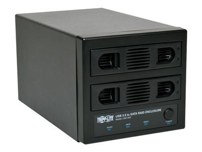 Tripp Lite   USB 3.0 SuperSpeed 2 Bay SATA Hard Drive RAID Enclosure hard drive array U357-002