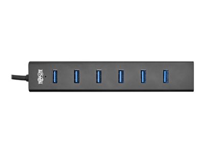 Tripp Lite   7-Port USB 3.0 SuperSpeed Hub/Splitter Portable Aluminum 5 Gbps hub 7 ports U360-007-AL