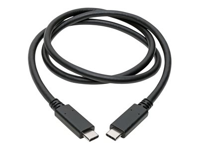 Tripp Lite   USB-C to USB-C Cable (M/M) 3.1, 10 Gbps, 5A Rating, USB-IF Certified, Thunderbolt 3, 3 ft. USB-C cable USB-C to USB-C 3 ft U420-C03-G2-5A