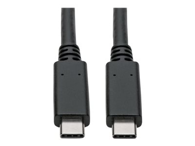 Tripp Lite   USB-C to USB-C Cable (M/M) 3.1, 10 Gbps, 5A Rating, USB-IF Certified, Thunderbolt 3, 3 ft. USB-C cable USB-C to USB-C 3 ft U420-C03-G2-5A