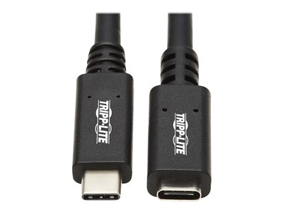 Tripp Lite   USB-C Extension Cable (M/F) USB 3.2 Gen 1, Thunderbolt 3, 60W PD Charging, Black, 6 ft. (1.8 m) USB-C extension cable USB-C to USB-C… U421-003