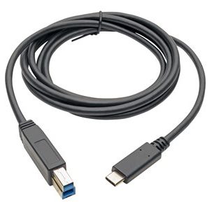 Tripp Lite   USB Type-C to USB Type-B Cable 5 Gbps, USB-C (3.1) to USB-B (3.0), M/M, Thunderbolt 3, 6 ft. USB-C cable USB Type B to USB-C 6 ft U422-006