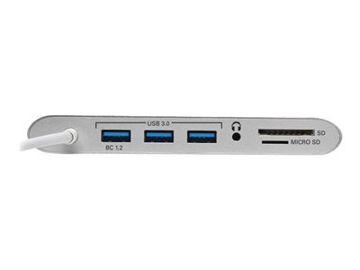 Tripp Lite   USB C Docking Station 4K USB Hub USB 3.1 Gen 1 w/ USB-A, HDMI, VGA, mDP, Gigabit Ethernet, Mem Card, 3.5 mm & USB-C Charge 4K @ 30… U442-DOCK1