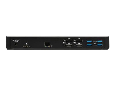 Tripp Lite   USB C Dock, Dual Display 5K 60 Hz DP, 4K 60 Hz HDMI, USB 3.2 Gen 1, USB-A/C Hub, GbE, 85W PD Charging, Black docking station US… U442-DOCK21-B