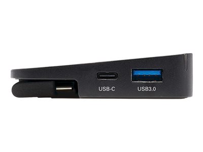 Tripp Lite   Triple-Monitor USB C Dock USB C Docking Station with 4K HDMI & DisplayPort, VGA USB-A/C, GbE, 100W PD, Black docking station US… U442-DOCK7D-B