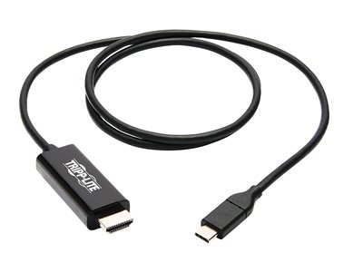 Tripp Lite   USB C to HDMI Adapter Cable USB 3.1 Gen 1 4K M/M USB-C Black 3ft video cable HDMI / USB 3 ft U444-003-H4K6BE