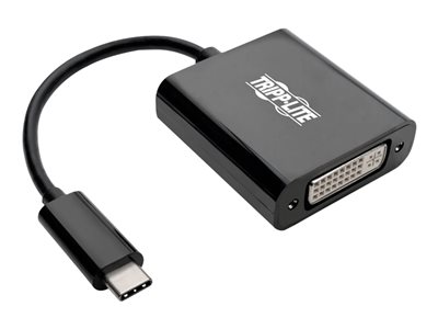 Tripp Lite   USB-C to DVI Adapter Converter, USB 3.1 Gen 1, Thunderbolt 3, 1080p M/F, Black, USB Type C, USB-C, USB Type-C video adapter U… U444-06N-DVIBAM