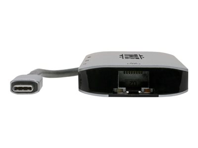 Tripp Lite   USB C Multiport Adapter Converter w/ 4K HDMI Gigabit Ethernet Port & USB-A Hub, Thunderbolt 3 Compatible PD Charging docking… U444-06N-H4GUSC