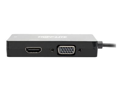 Tripp Lite   USB-C Multiport Adapter HDMI/DVI/VGA, Thunderbolt 3, Ultra HD 4K @ 30 Hz, Black USB Type C external video adapter black U444-06N-HDV4KB