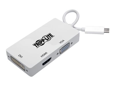 Tripp Lite   USB Type-C (USB-C) to HDMI/DVI/VGA All-in-One Converter Adapter, Thunderbolt 3 Compatible, Ultra HD 4K x 2K (3840 x 2160) @ 30… U444-06N-HDV4K