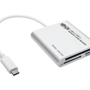 Tripp Lite   USB-C Gen 1 Multi-Drive Smart-Card Flash-Memory Media Reader/Writer card reader USB-C U452-003