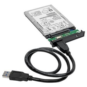 Tripp Lite   USB 3.1 Gen 1 (5 Gbps) SATA SSD/HDD to USB-A Enclosure Adapter with UASP Support storage enclosure SATA 6Gb/s USB 3.1 (Gen 1) U457-025-AG2