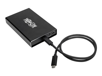 Tripp Lite   USB 3.1 Gen 2 (10 Gbps) SATA SSD/HDD to USB-C Enclosure Adapter with UASP Support, Metal Housing storage enclosure SATA 6Gb/s… U457-025-SATAG2
