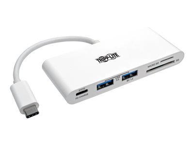 Tripp Lite   2-Port USB-C to USB-A Hub Micro SD & SD/MMC Reader & USB Charging hub 2 ports U460-002-2AM-C