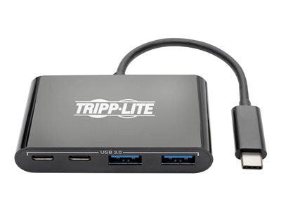 Tripp Lite USB 3.1 Gen 1 USB C Portable Hub with 2 USB Type Ports 2 USB-A Ports, Thunderbolt 3 Compatible, USB-C, Type-C hub 4... U460-004-2A2CB - Armor