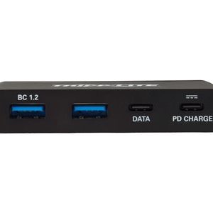 Tripp Lite USB C Hub USB 3.1 Gen 1, 2 USB C Ports & 2 USB-A Ports, Charging Portable Black Thunderbolt 3 Compatible 5Gbps hub 4 ports U460-T04-2A2C-1 Tripp Lite USB C Hub USB 3.1 Gen 1, 2 USB C Ports & 2 USB-A Ports, Charging Portable Black Thunderbolt 3 Compatible 5Gbps hub 4 ports U460-T04-2A2C-1