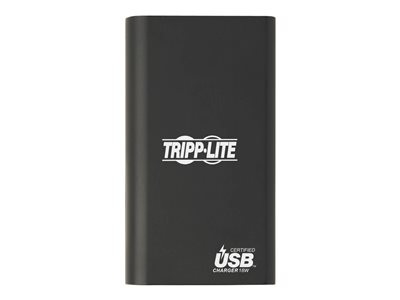 Tripp Lite   Portable Charger 2x USB-A, USB-C with PD Charging, 10,050mAh Power Bank, Lithium-Ion, USB-IF, Black power bank Li-Ion USB Type… UPB-10K0-2U1C