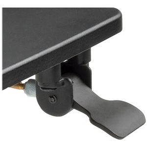Tripp Lite   Sit Stand Desktop Workstation Adjustable Standing Desk w/ Clamp standing desk converter rectangular black WWSS1327CP