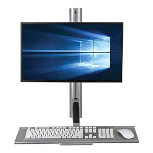Tripp Lite   Single-Display Sit-Stand Wall-Mount Workstation with Thin-Client Mount mounting kit for LCD display / keyboard / thin client WWSS1327RWTC