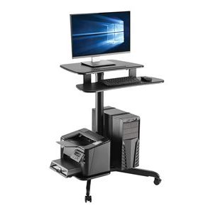 Tripp Lite   Mobile Workstation Standing Desk Rolling Cart Height-Adjustable cart for LCD display / keyboard / mouse / CPU / notebook WWSSRDSTC