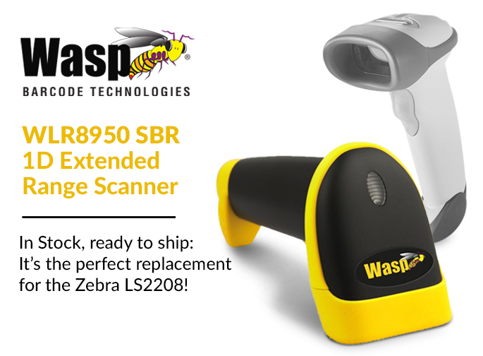 Wasp WLR8950 SBR vs Zebra LS2208