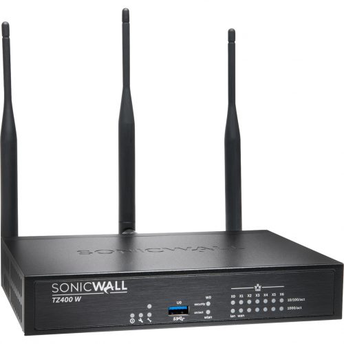 SonicWall  TZ400 Wireless-AC GEN5 Firewall Replacement With AGSS 7 Port10/100/1000Base-TGigabit EthernetWireless LAN IEEE 802…. 01-SSC-1359